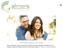 Tablet Screenshot of gilmorthodontics.com